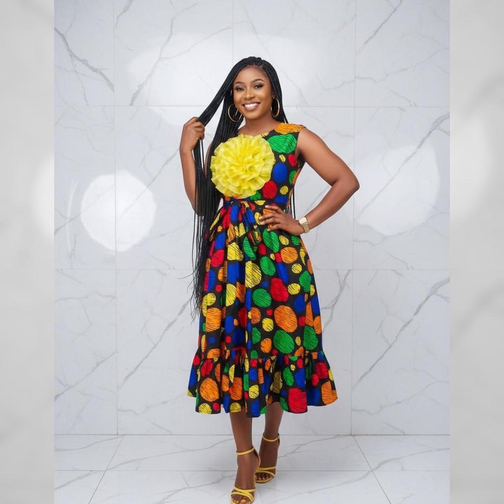 Sunburst Flare Dress by Xquisite Kouture